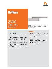 Briton 2300 Series Cam Action Closer Product Catalogue