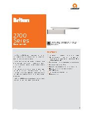 Briton 2700 Series Cam Action Closer Product Catalogue