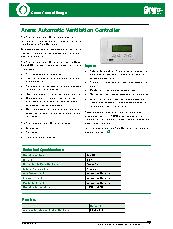 Arens Automatic Ventilation Control System Product Information
