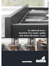 AvanTech YOU drawer system with Actro 5D drawer runner