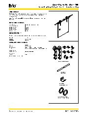 Brio Open Round Rail Glass 100 Technical Sheet