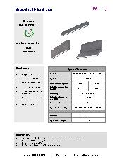 DA-MTS300 Magnetic LED Track Light Specification Sheet