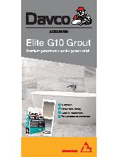 Davco Elite G10 Grout Brochure