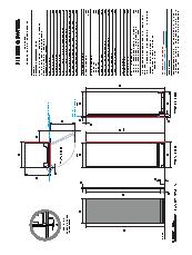Data sheet refrigerator custom panels