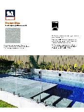 Frozen Blue Sai Sandstone brochure with standard stock list