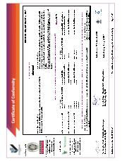 Biowood CodeMark Certificate CM70122R1