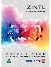HVG ZINTL colour card brochure