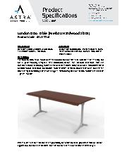 Astra Street Furniture London suite – DDA table Merbau slat specifications
