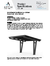 Manchester cantilever 4×4 shelter – spec sheet