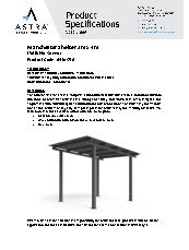 Manchester Shelter 3m x 4m (With No Screen) - Spec Sheet