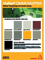 Sikafloor epoxy colour card