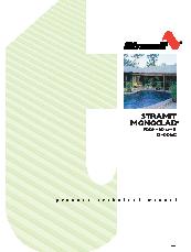Stramit Monoclad Roof and Wall Cladding Product Technical Manual