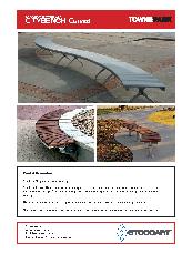 Town and Park Curved Bench Datasheet