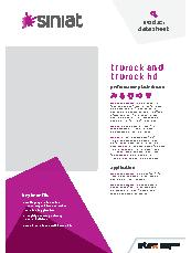 Siniat Trurock and Trurock HD tech data sheet