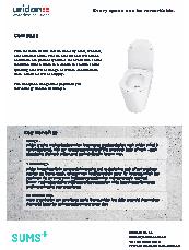 Uridan Compass waterless urinal (unisex) GY-10-W Product Flyer
