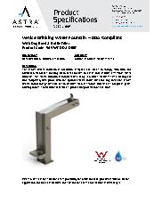 Venice Water Fountain with Dog Bowl and Bottle Filler - DDA Compliant - Spec Sheet